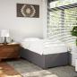 Preview: ARDEBO.de - Bettgestell Grau 90x190 cm Kunstleder