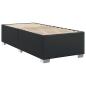 Preview: Bettgestell Schwarz 100x200 cm Kunstleder