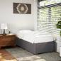 Preview: ARDEBO.de - Bettgestell Grau 100x200 cm Kunstleder