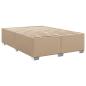Preview: Bettgestell Cappuccino-Braun 140x190 cm Kunstleder