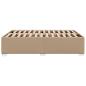 Preview: Bettgestell Cappuccino-Braun 140x190 cm Kunstleder