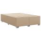 Preview: Bettgestell Cappuccino-Braun 140x190 cm Kunstleder