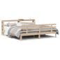 Preview: Bettgestell mit Kopfteil ohne Matratze 200x200 cm