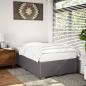 Preview: ARDEBO.de - Bettgestell ohne Matratze Grau 120x190 cm Kunstleder