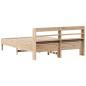 Preview: Massivholzbett ohne Matratze 135x190 cm Kiefernholz