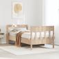 Preview: ARDEBO.de - Massivholzbett ohne Matratze 90x200 Kiefernholz