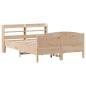 Preview: Massivholzbett ohne Matratze 160x200 cm Kiefernholz