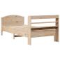 Preview: Massivholzbett ohne Matratze 100x200 cm Kiefernholz