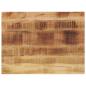 Preview: ARDEBO.de - Tischplatte 90x60x2,5 cm Rechteckig Raues Massivholz Mango