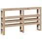 Preview: Massivholzbett ohne Matratze 140x190 cm Kiefernholz