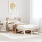 Preview: ARDEBO.de - Massivholzbett ohne Matratze 90x200 Kiefernholz