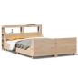 Preview: Massivholzbett ohne Matratze 140x200 cm Kiefernholz