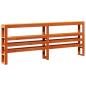 Preview: Massivholzbett ohne Matratze Wachsbraun 180x200 Kiefernholz