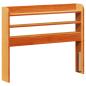 Preview: Massivholzbett ohne Matratze Wachsbraun 100x200 Kiefernholz