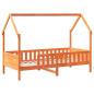 Preview: Kinderbett mit Schubladen 90x200 cm Massivholz Kiefer