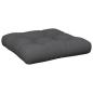 Preview: Palettenkissen Anthrazit 58x58x10 cm Stoff