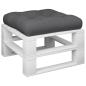 Preview: Palettenkissen Anthrazit 58x58x10 cm Stoff