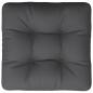 Preview: Palettenkissen Anthrazit 58x58x10 cm Stoff