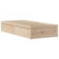 Preview: Massivholzbett mit Kopfteil 90x190 cm Kiefer