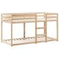 Preview: Etagenbett mit Dach 80x200 cm Massivholz Kiefer