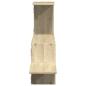 Preview: Wandregal Sonoma-Eiche 104x15x49 cm Holzwerkstoff