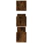 Preview: Wandregale 3 Stk. Räuchereiche 80x18x18 cm Holzwerkstoff