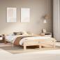 Preview: ARDEBO.de - Massivholzbett ohne Matratze 150x200 cm Kiefernholz