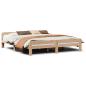 Preview: Massivholzbett ohne Matratze 200x200 cm Kiefernholz