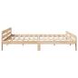 Preview: Massivholzbett ohne Matratze 200x200 cm Kiefernholz