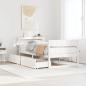 Preview: ARDEBO.de - Massivholzbett ohne Matratze Weiß 75x190 cm Kiefernholz
