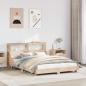 Preview: ARDEBO.de - Massivholzbett ohne Matratze 120x190 cm Kiefernholz