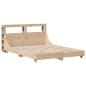 Preview: Massivholzbett ohne Matratze 120x190 cm Kiefernholz