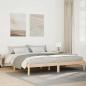 Preview: ARDEBO.de - Massivholzbett Extra Lang ohne Matratze 180x220 Kiefernholz