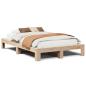 Preview: Massivholzbett ohne Matratze 135x190 cm Kiefernholz
