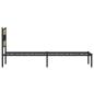Preview: Metallbett ohne Matratze Sonoma-Eiche 100x190 cm