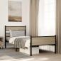 Preview: ARDEBO.de - Bettgestell ohne Matratze Sonoma-Eiche 80x200 cm Holzwerkstoff