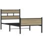 Preview: Bettgestell ohne Matratze Sonoma-Eiche 80x200 cm Holzwerkstoff