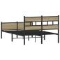 Preview: Bettgestell ohne Matratze Sonoma-Eiche 120x200 cm Holzwerkstoff