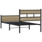 Preview: Bettgestell ohne Matratze Sonoma-Eiche 90x200 cm Holzwerkstoff