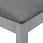 Preview: Esszimmerstühle mit Kissen 2 Stk. Grau Massivholz