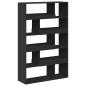 Preview: Raumteiler Schwarz 100x33x156,5 cm Holzwerkstoff