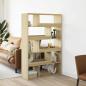 Preview: ARDEBO.de - B?cherregal Sonoma-Eiche 100x33x156,5 cm Holzwerkstoff