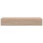 Preview: Schweberegal 23x23,5x4 cm Holzwerkstoff