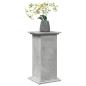 Preview: Postament mit Stauraum Betongrau 31x30x60 cm Holzwerkstoff
