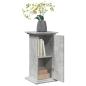 Preview: Postament mit Stauraum Betongrau 31x30x60 cm Holzwerkstoff