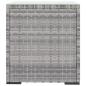 Preview: Beistelltisch Grau 40x37x40,5 cm Poly Rattan und Hartglas