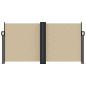 Preview: Seitenmarkise Ausziehbar Beige 120x1000 cm