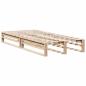 Preview: Massivholzbett mit Regal ohne Matratze 90x190 cm Kiefer
