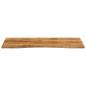 Preview: Schreibtischplatte mit Aussparung 110x50x2,5cm Massivholz Mango
