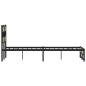 Preview: Metallbett ohne Matratze Sonoma-Eiche 120x190 cm